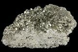 Large, Gleaming Pyrite Crystal Cluster - Peru #131136-3